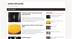 Desktop Screenshot of japanexplained.com