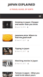 Mobile Screenshot of japanexplained.com